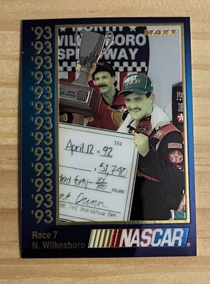 1993 Maxx Premier Plus Davey Allison First Union 400 Race 7 N Wilkesboro HOF NM