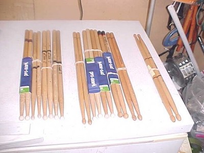10 pack PROMARK DRUMSTICKS,  LOUIE BELSON 727 DBL SIDE 769 747 707N 808 ZX707