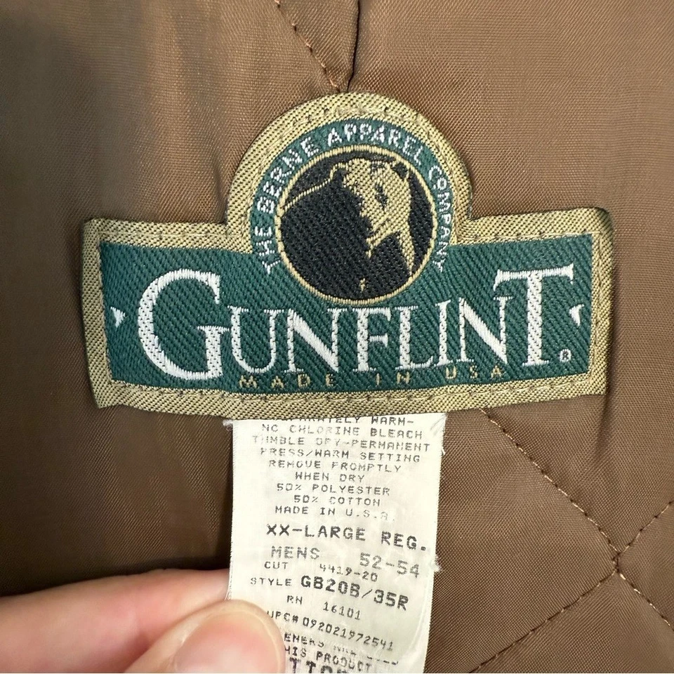 Mono babero vintage Gunflint camuflado musgoso para hombre caza acolchado XXL talla 52-54 Foto 3 de 4