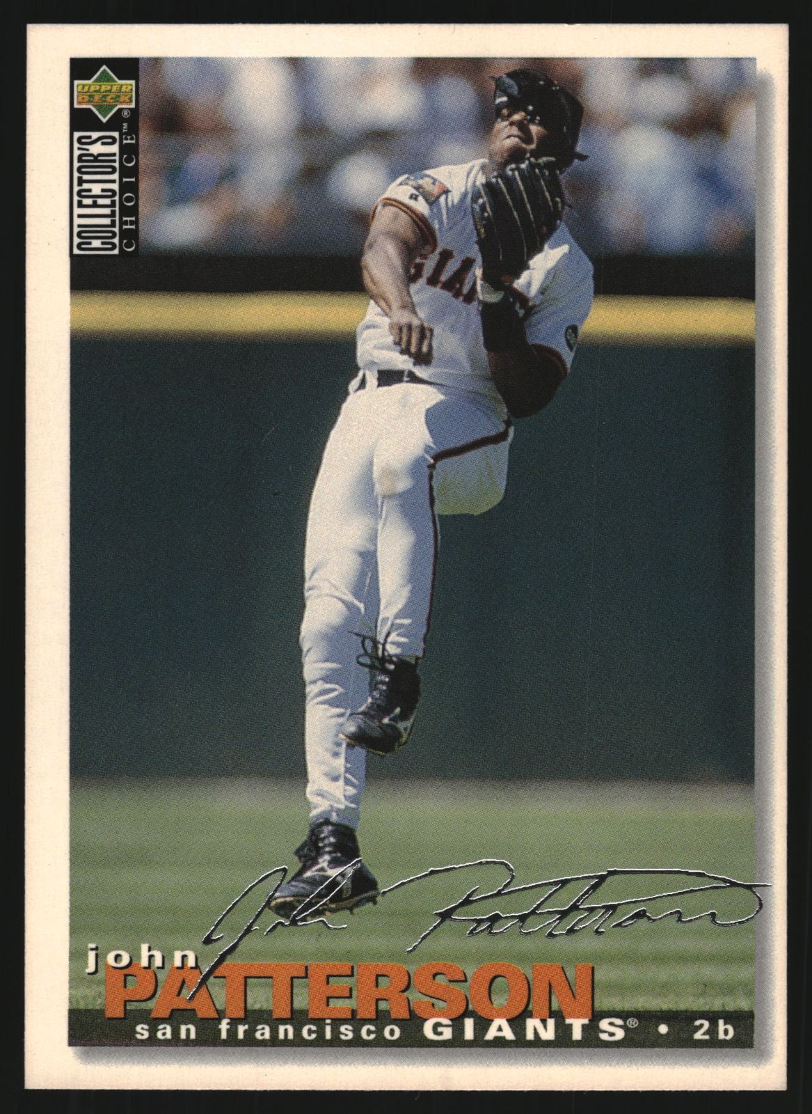 1995 Collector's Choice Silver Signature John Patterson #252 Giants Parallel