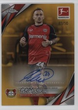 Aleix Garcia García Chrome Bundesliga 2024/25 Gold Refractor /50 Auto