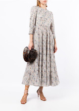 New Rixo Kristen Driving Miss Daisy Cream Dress Sz S