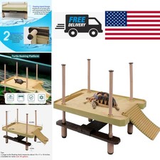 Aquatic Turtle Basking Area 15.9 x 11 Inches Safe and Durable Floating Platform
