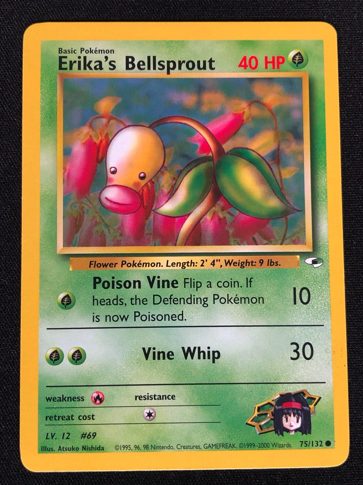 Pokemon Erika's Bellsprout 75/132 Common (NM)