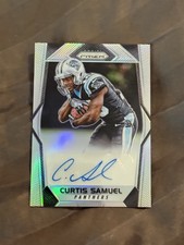 Curtis Samuel 2017 Prizm Silver Auto Autograph