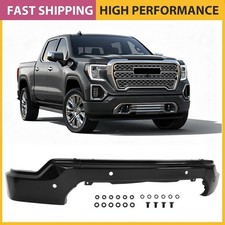 Front Bumper With Sensor Holes For Gmc Sierra 1500 2019-2021 Black Steel Split Front Bumper With Sensor Holes For Gmc Sierra 1500 2019-2021 Black Steel Split