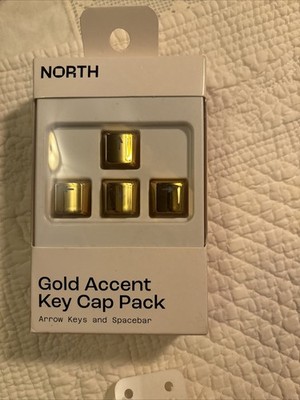 North Key Cap Pack Gold Accent Figural PVC Computer Keyboard & Mouse Accessories