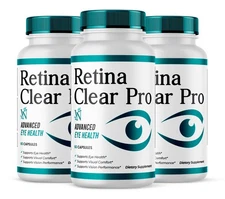 Retina Clear – Retina Clear Pro Supplement for Eyes - Advanced Eye Health 180ct