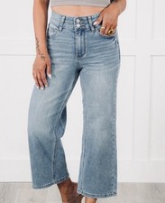 Judy Blue Wide Crop Jeans style JB88616 MD Size 27 Wide Leg