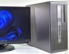 HP EliteDesk 800 G2 i7-6700 16GB 256GB SSD Win11 Office24 DVD DP VGA COM PS/2