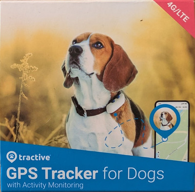 Tractive GPS Tracker for Dogs (4G/LTE) with Activity Monitoring - Weiß