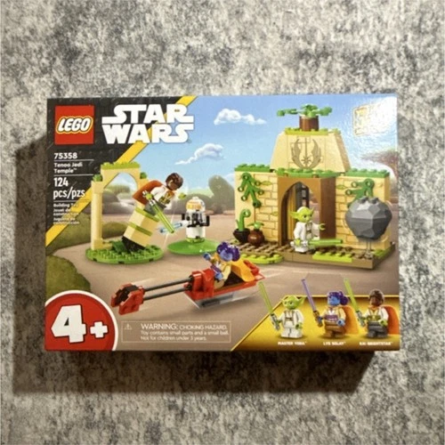 LEGO Star Wars Tenoo Jedi Temple 75358 124 Piece Complete Set Yoda Solay Bright…