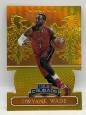 2014-15 Panini Excalibur Dwyane Wade Orange Crusade Die Cut 29/60 Miami Heat