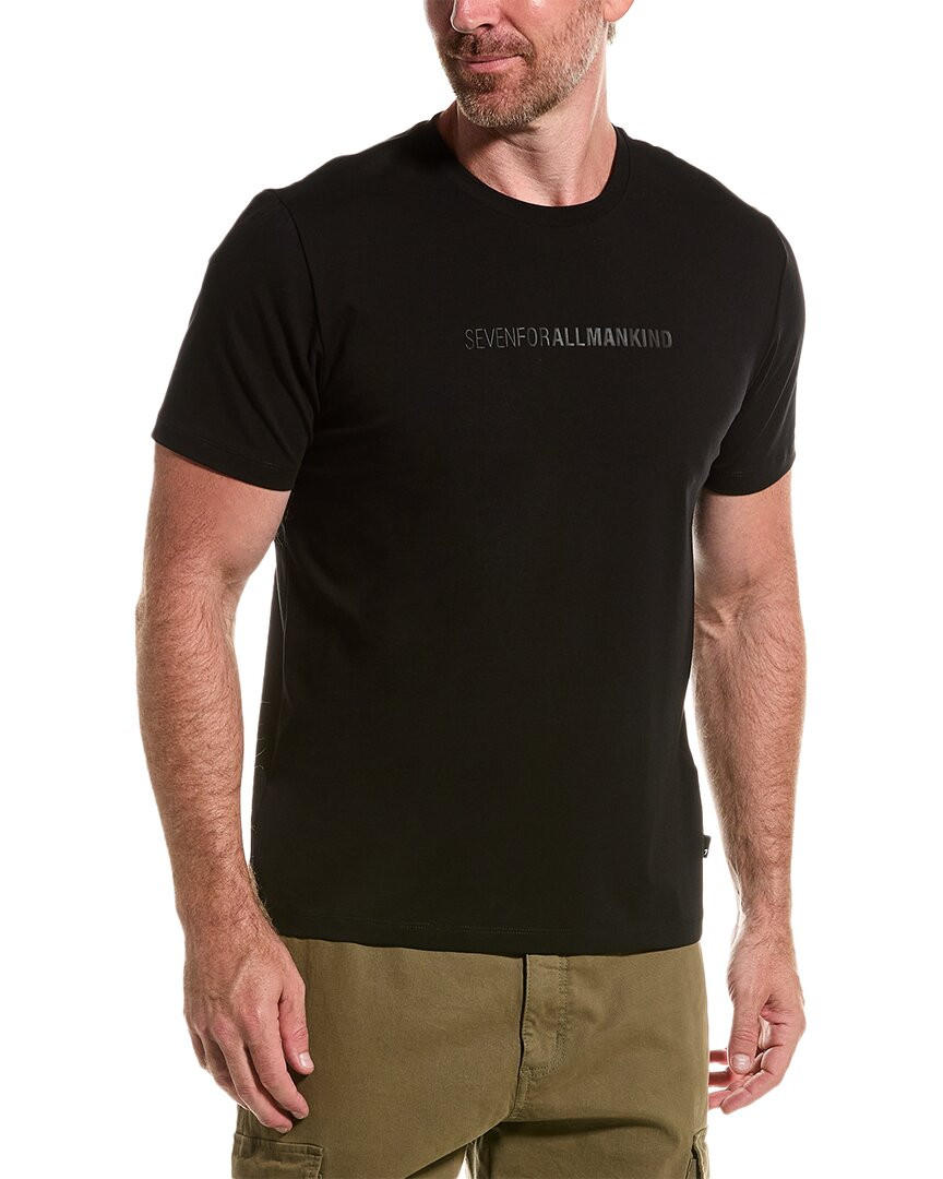 Футболка 7 For All Mankind Luxe Performance мужская черная S 7190₽