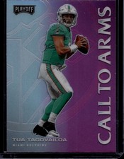 2020 Panini Playoff Football Tua Tagovailoa #CA-18 RC Rookie Call to Arms Pink