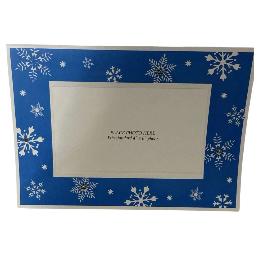 Papel mágico floco de neve foto Natal feriado saudação 10 cartões envelope - Imagem 4 de 4