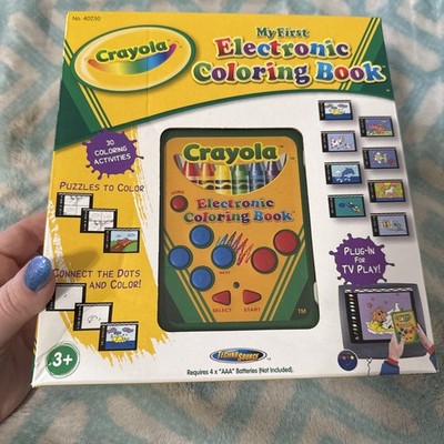 CRAYOLA My First Electronic Coloring Book NEW IN BOX*** Vintage !!!