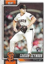 2026 Topps Series 1 - Carson Seymour #112 (RC)