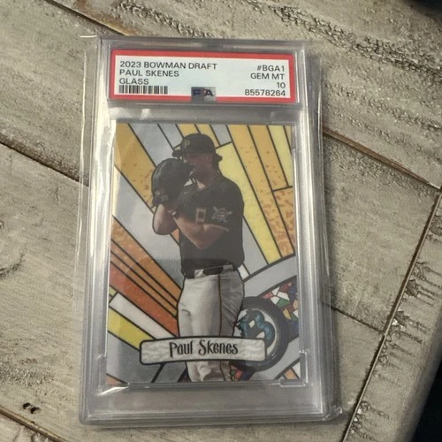 2023 Bowman Draft Stained Glass Paul Skenes PSA 10 Gem Mint RC Pirates