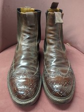 Trickers Dark Brown Henry Boots UK 8.5 / EU 42.5