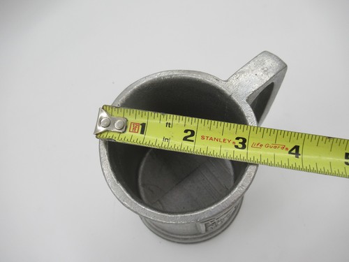 Steak and Ale Pewter Beer Mug Vintage Advertisement Collectable "Look" - Picture 9 of 9