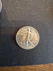 Roll of 20 circulated Walking Liberty Half Dollars