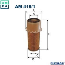 Image of AIR FILTER AM 419/1 FORAIR FILTER AM 419/1 FOR FENWICK  FIAT  ISUZU  MITSUBISHI 