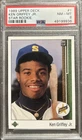 KEN GRIFFEY JR. 1989 UPPER DECK STAR ROOKIE #1 PSA-8 NM-MLB RC CARD