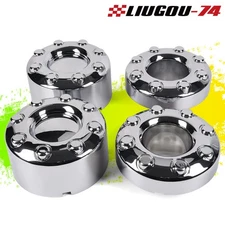 Fit For 05-16 Ford F-350 F350 Dually Wheel Center Caps Set 4x4 Front & Rear