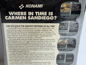 Nintendo NES Where In Time Is Carmen Sandiego Vintage 1991 NEW Factory Sealed