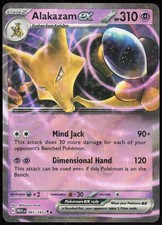 151 Alakazam ex 065/165 Pokemon Doppio Raro Nuovo con scatola