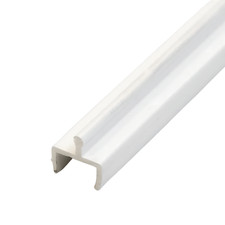 Sliding Screen Door Track 72" White Vinyl