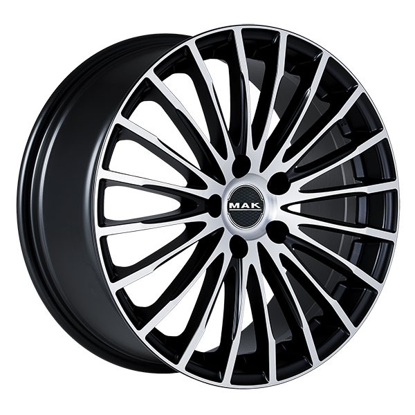 ALLOY WHEEL MAK FATALE FOR SKODA OCTAVIA SCOUT 7.5X17 5X112 ICE BLACK YUZ