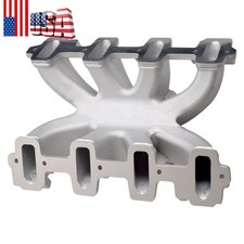 Satin Aluminum Cathedral Carb Intake Manifold For Gen Iii Ls1ls2 Rpm 3500-8000