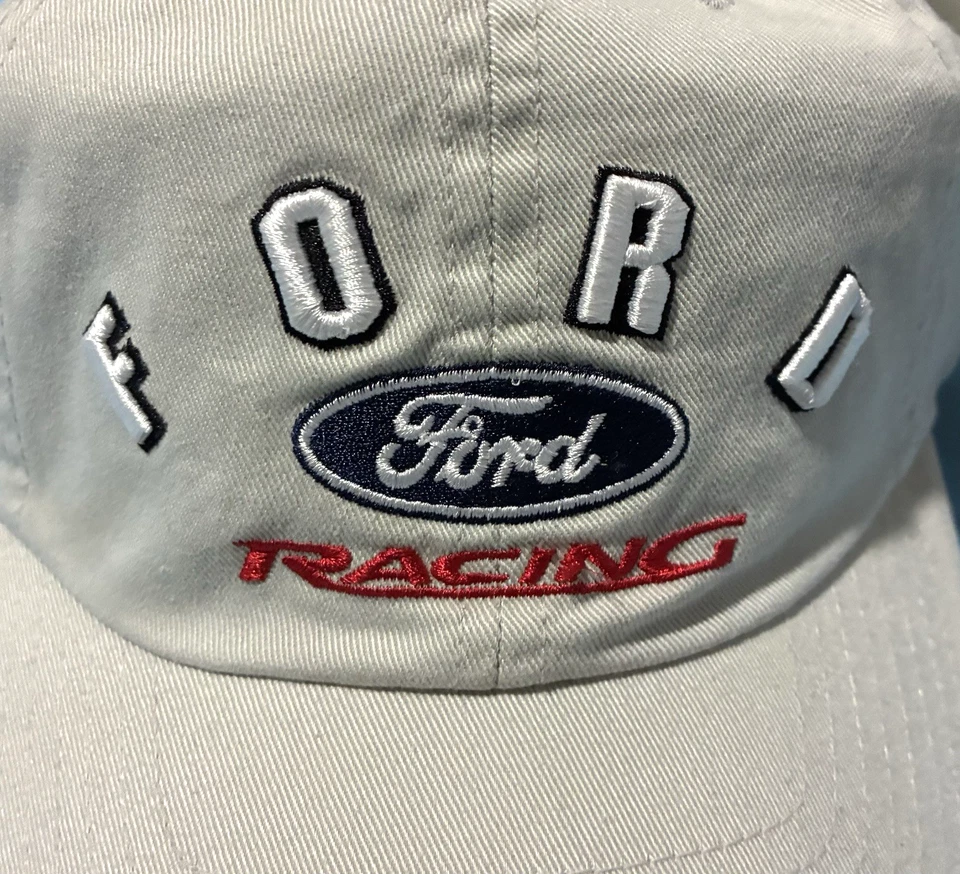Boné de beisebol vintage Cherokee Ford Racing novo com etiquetas - Imagem 4 de 4