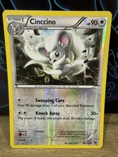 Pokemon Cinccino 89/124 XY Fates Collide Reverse Holo Card NM