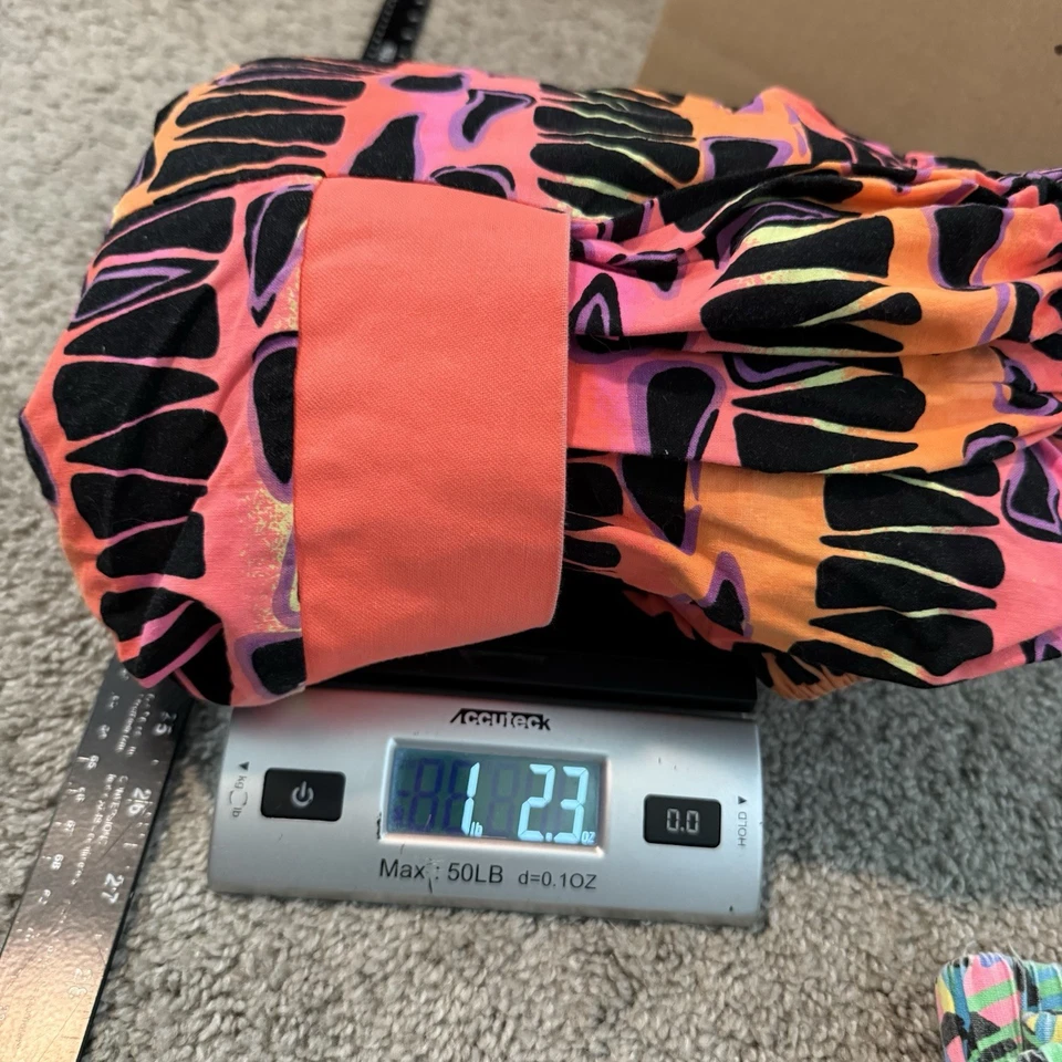 Pantalones de esquí paracaídas holgados de neón brillantes elásticos OSFA - S/M/L/XL vintage años 80 90 Foto 4 de 4