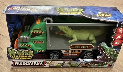 TEAMSTERZ Monster Moverz Lights & Sounds Croc Rescue Truck, Brand New in Box  