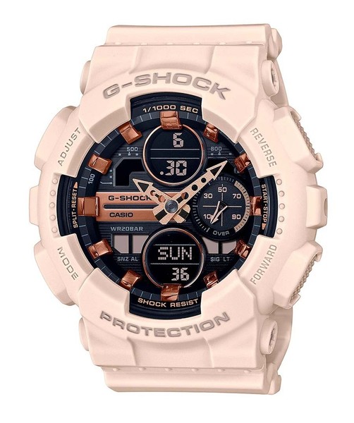 Casio GMA-S140M-4AER G-Shock Damenuhr Ana-Digi Rosé-Creme Ø45Mm-image