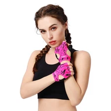 Anser 7150694 Woman Half Finger Girl Short Fingerless Gloves for Indoor Yoga ...