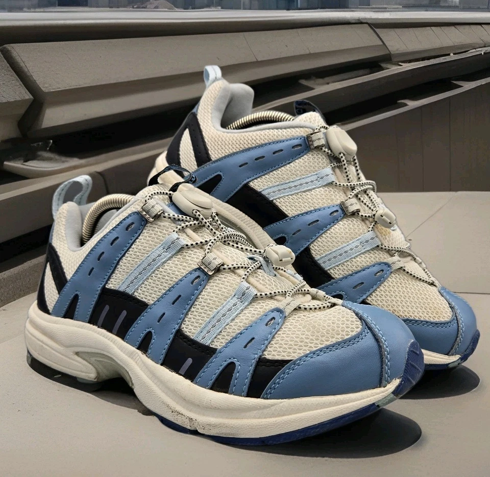 Dr. Zapatos deportivos para caminar Comfort DRC Refresh X-Depth azules/blancos para mujer 9 M usados en excelente estado Foto 2 de 4