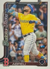 2025 TOPPS BASE SET SERIES 2 WILYER ABREU RED SOX