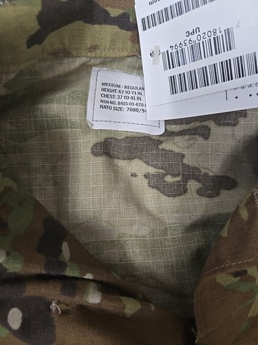 IHWCU Hot Weather Top Coat ACU OCP Jungle Multicam M-R - Brand New! - Picture 2 of 2
