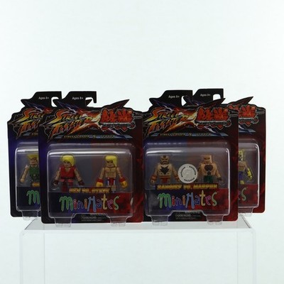 Minimates ''Street Fighter X Tekken'' Set Of 4 2-Packs = 8 Figures New NIP