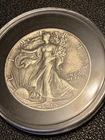 1916 Walking Liberty Half Dollar XF. Great Patina And Clear Details.