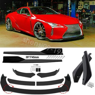 For Lexus RC200t RC300 RC350 Front Bumper Lip Splitter Side Skirt Rear Diffuser