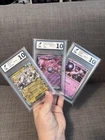 Bundle 3 MewTwo Pokemon Card Slabs Bundle RKT Graded 10 English
