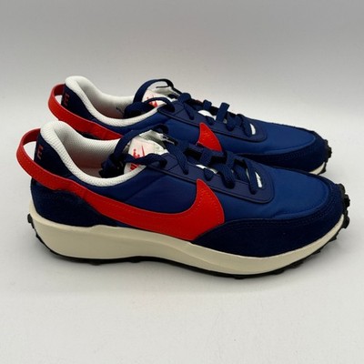 Nike Waffle Debut Womens Sneakers Size 7 Blue Void Picante Red IB4364-492