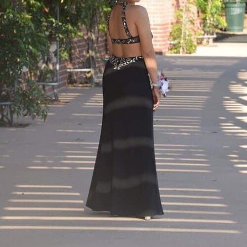 Betsy & Adam Women's Sleeveless Sequined Beaded Evening Gown Size 0 Open Back - Bild 5 von 15
