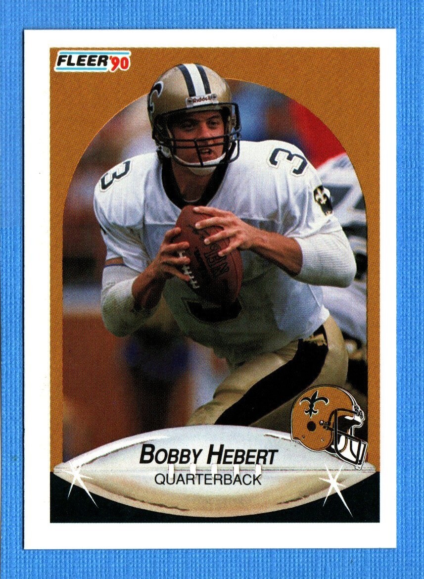 1990 Fleer #187 Bobby Hebert Saints